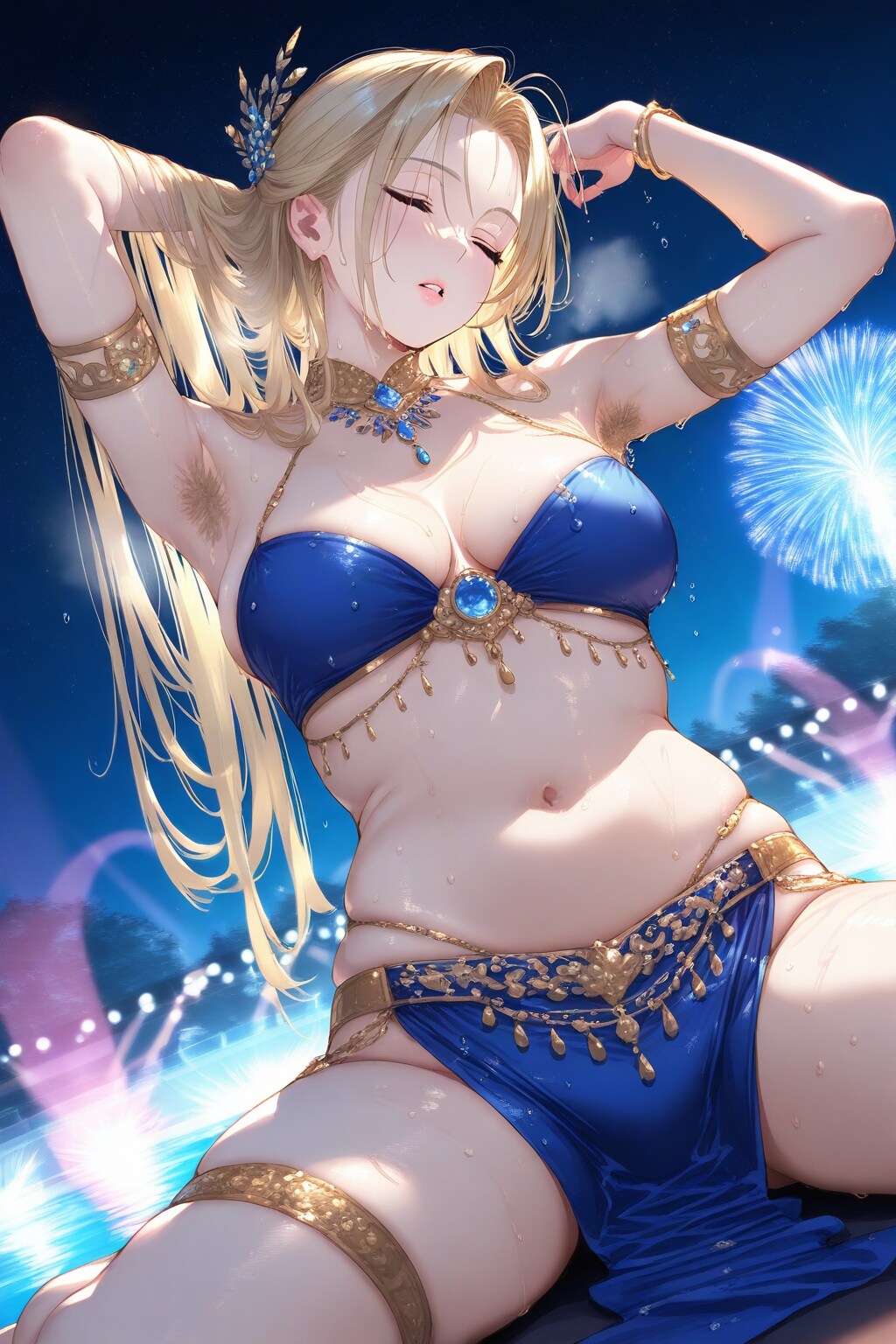 blue