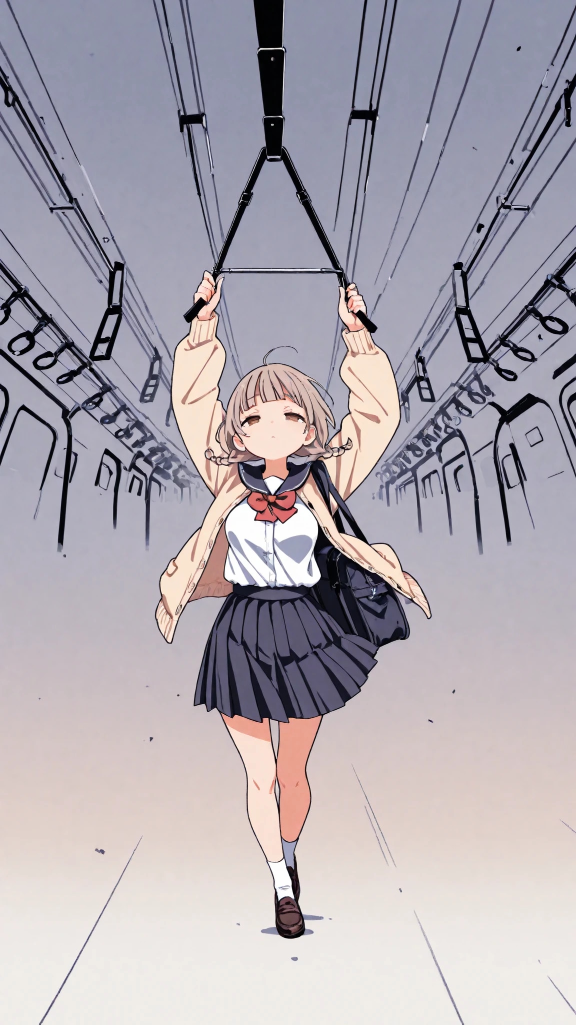 なにをつかんでいるのかw