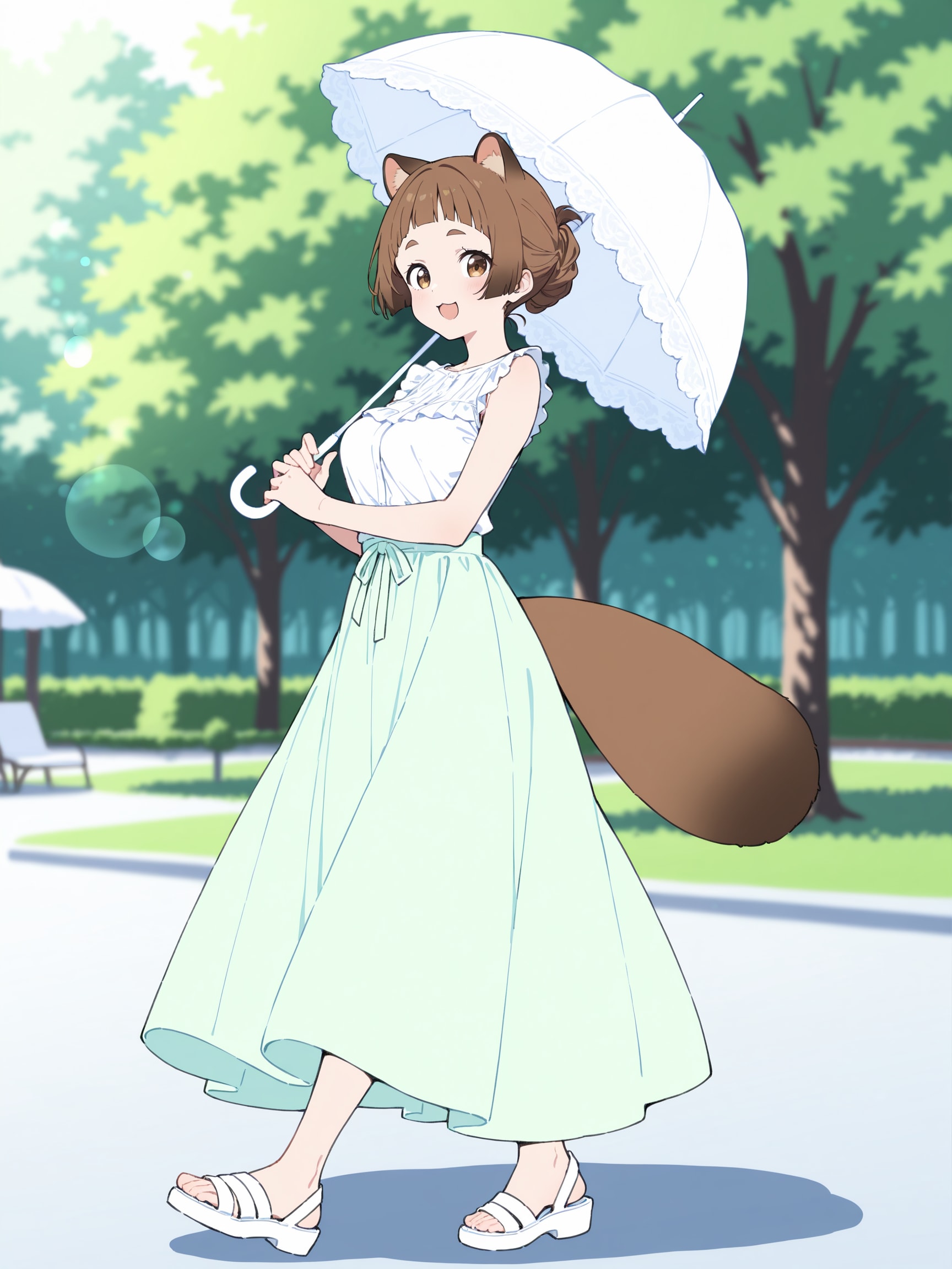 お散歩、美登里ちゃん | の人気AIイラスト・グラビア