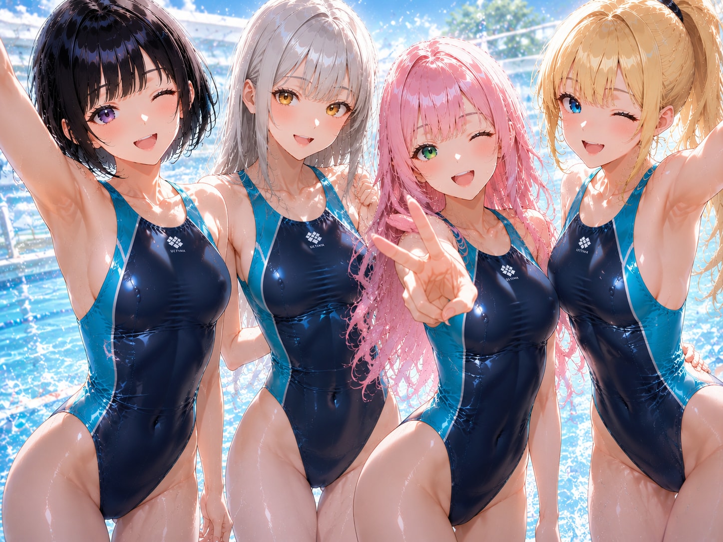 競泳水着♡