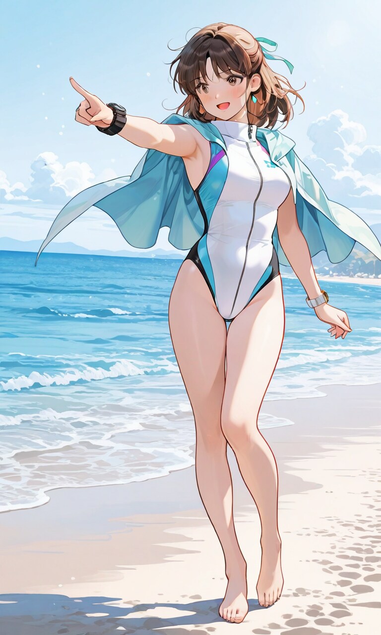 ヒーローらしいポーズ