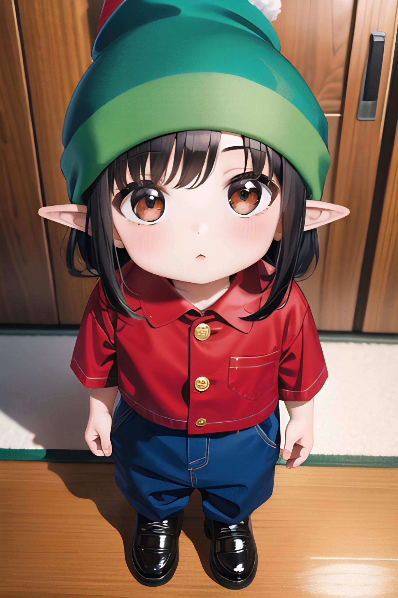 ノームの少年を家に招待した