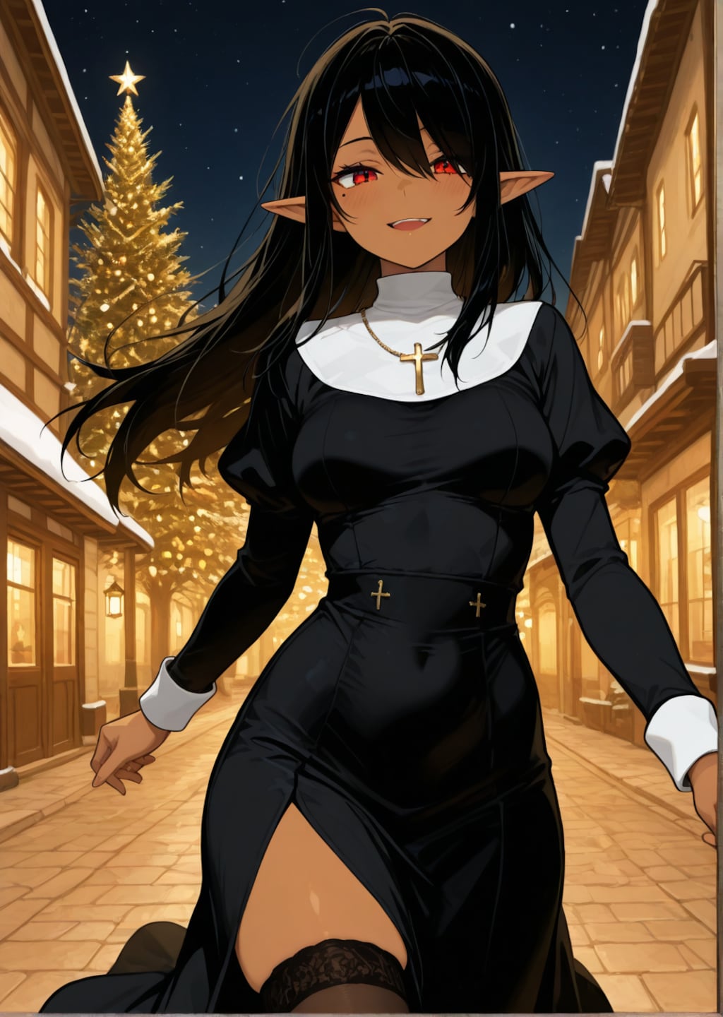 クリスマスのシスター＆サンタコスプレ | フォレ