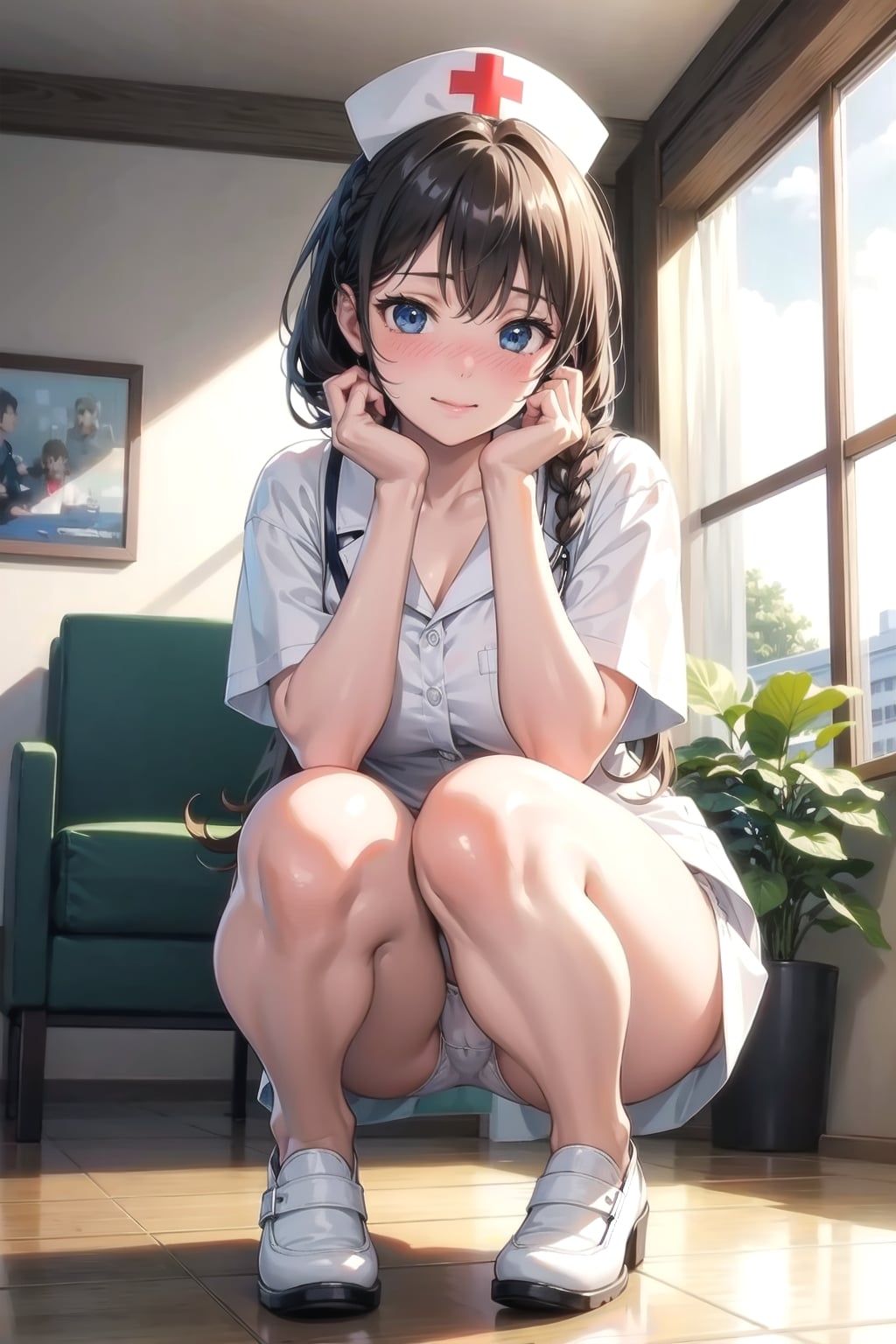 まばゆい待合室