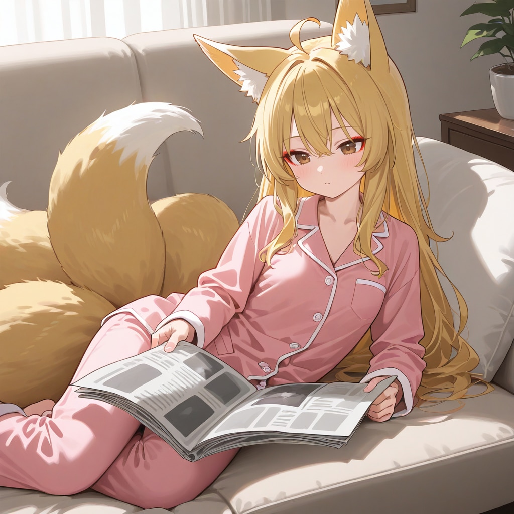 4/6　新聞をヨム日 | の人気AIイラスト・グラビア