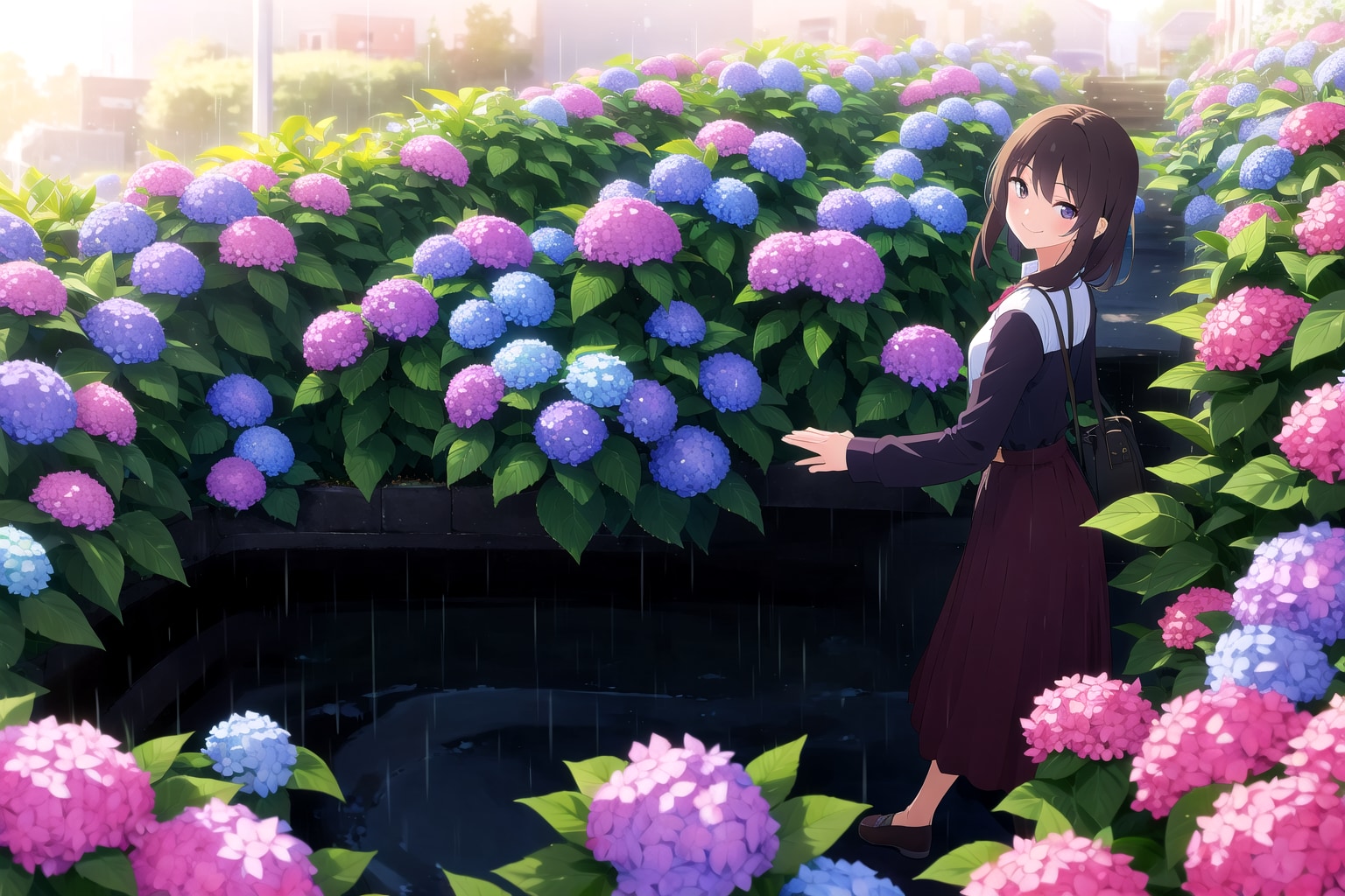 満開の紫陽花