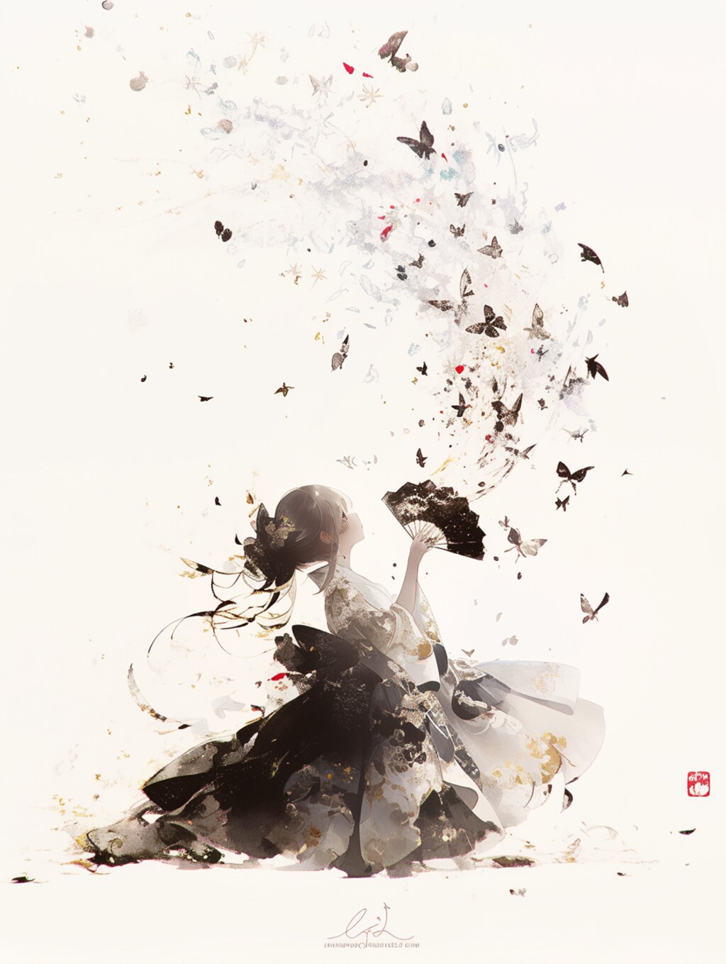 雅やかに舞い踊る