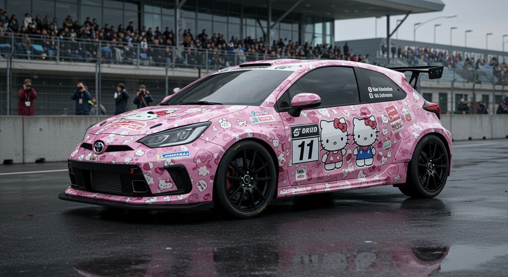 ハローキティGRヤリスラリーカー