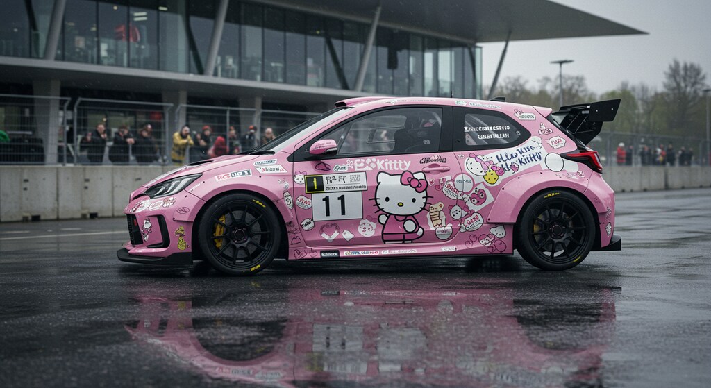 ハローキティGRヤリスラリーカー