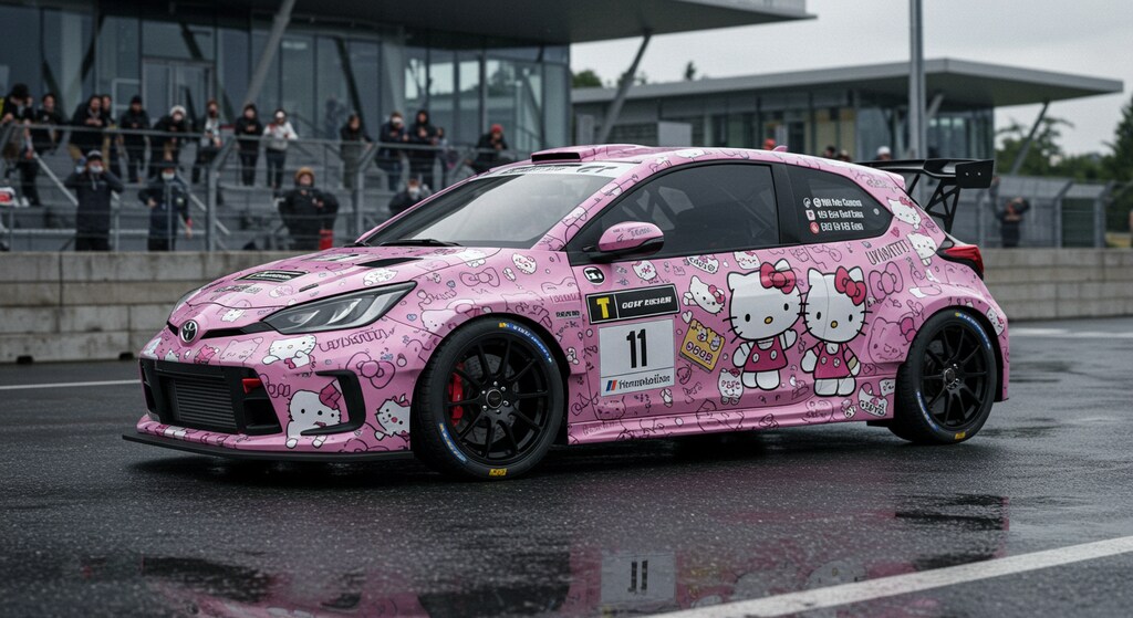 ハローキティGRヤリスラリーカー