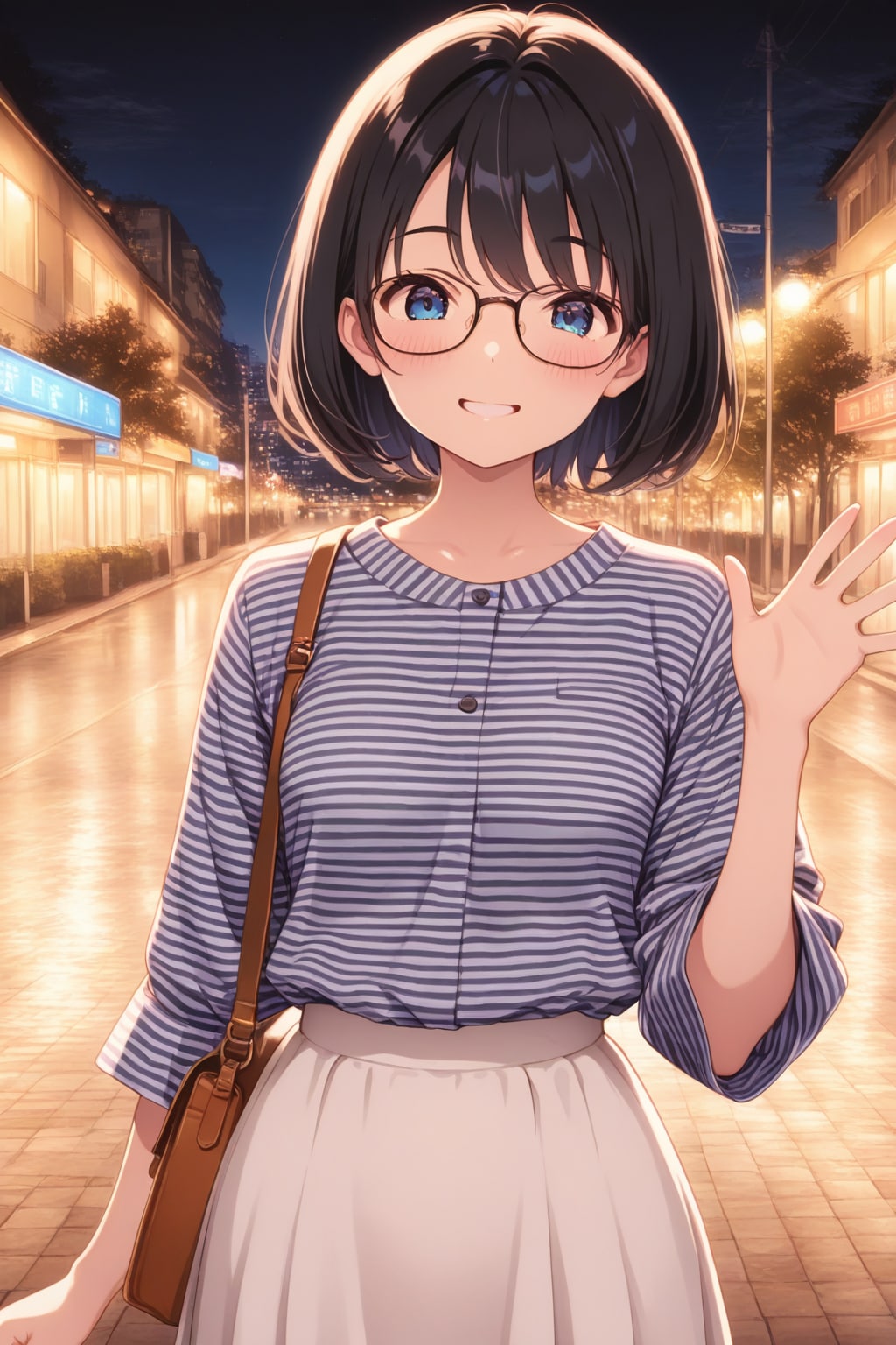 黒髪の眼鏡ちゃん
