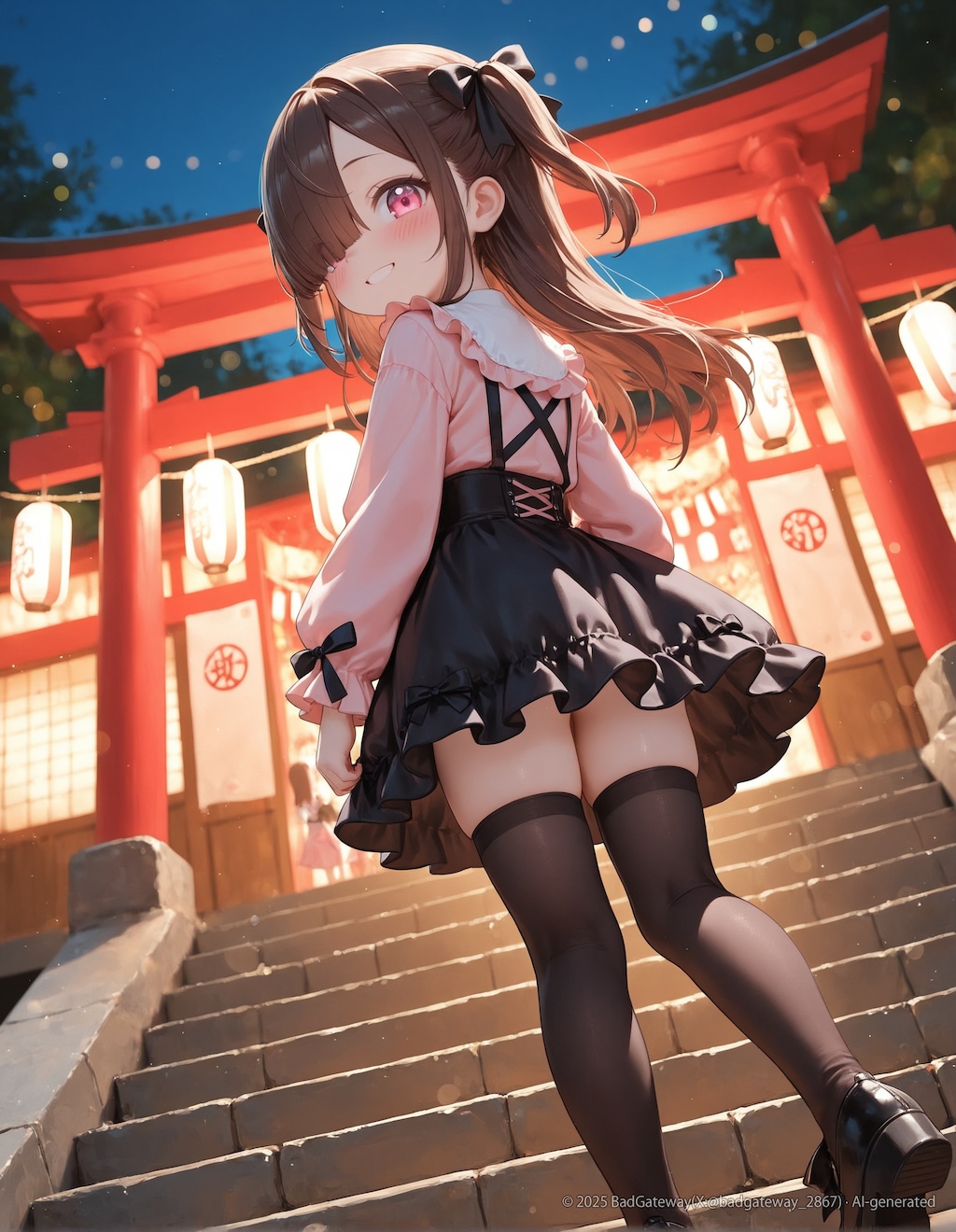 早く登ってきてよ～！