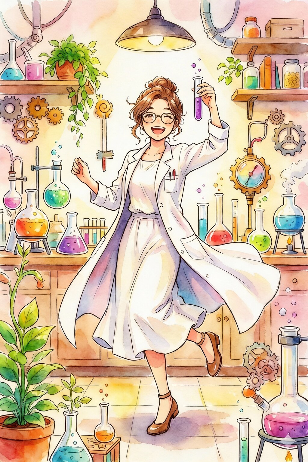 かわいい科学者さん🐰