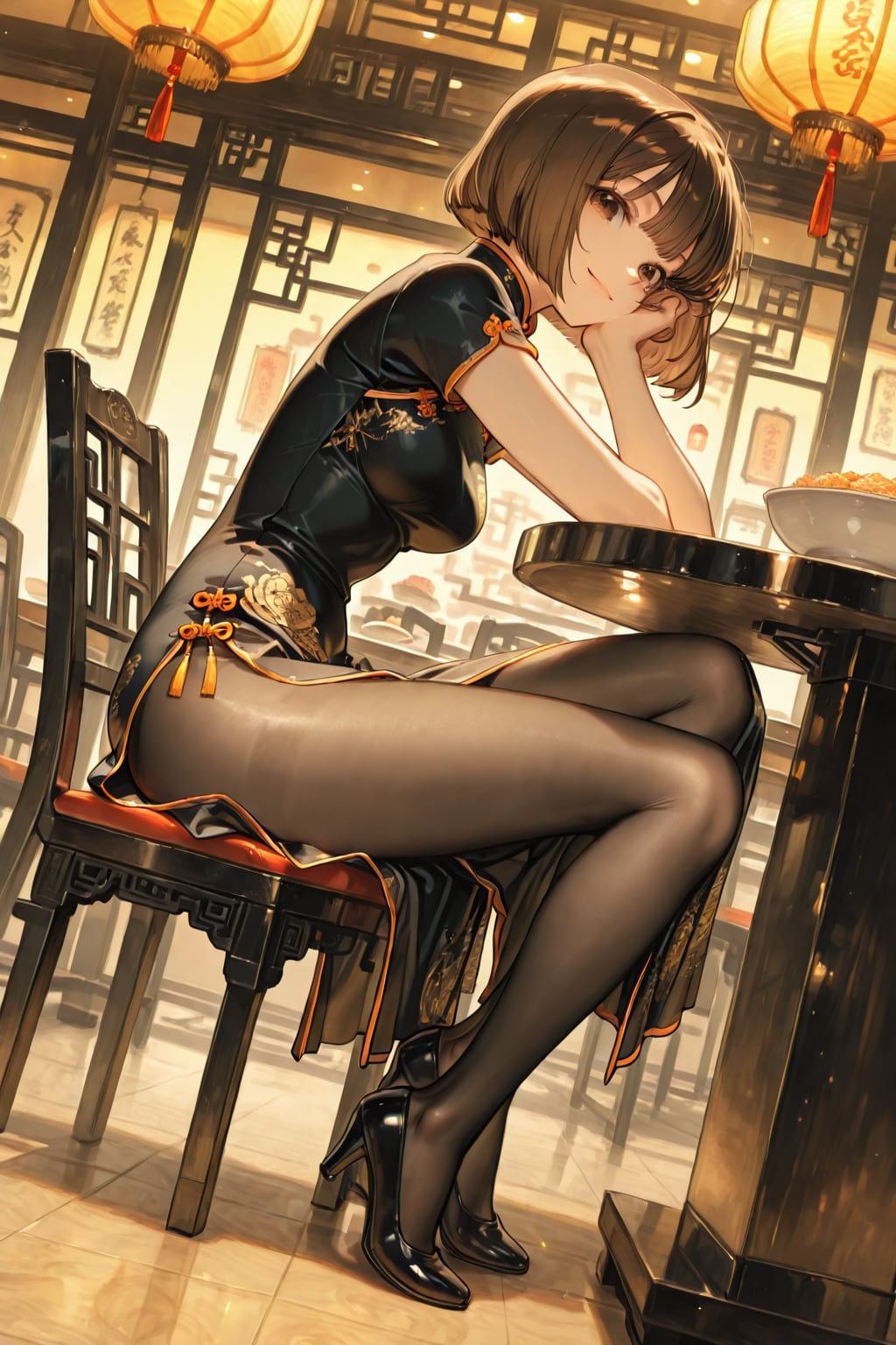 チャイナ服COFFEEちゃん | の人気AIイラスト・グラビア