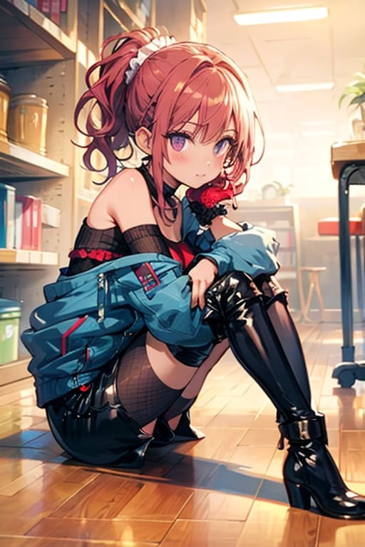 ブーツの女の子 | の人気AIイラスト・グラビア