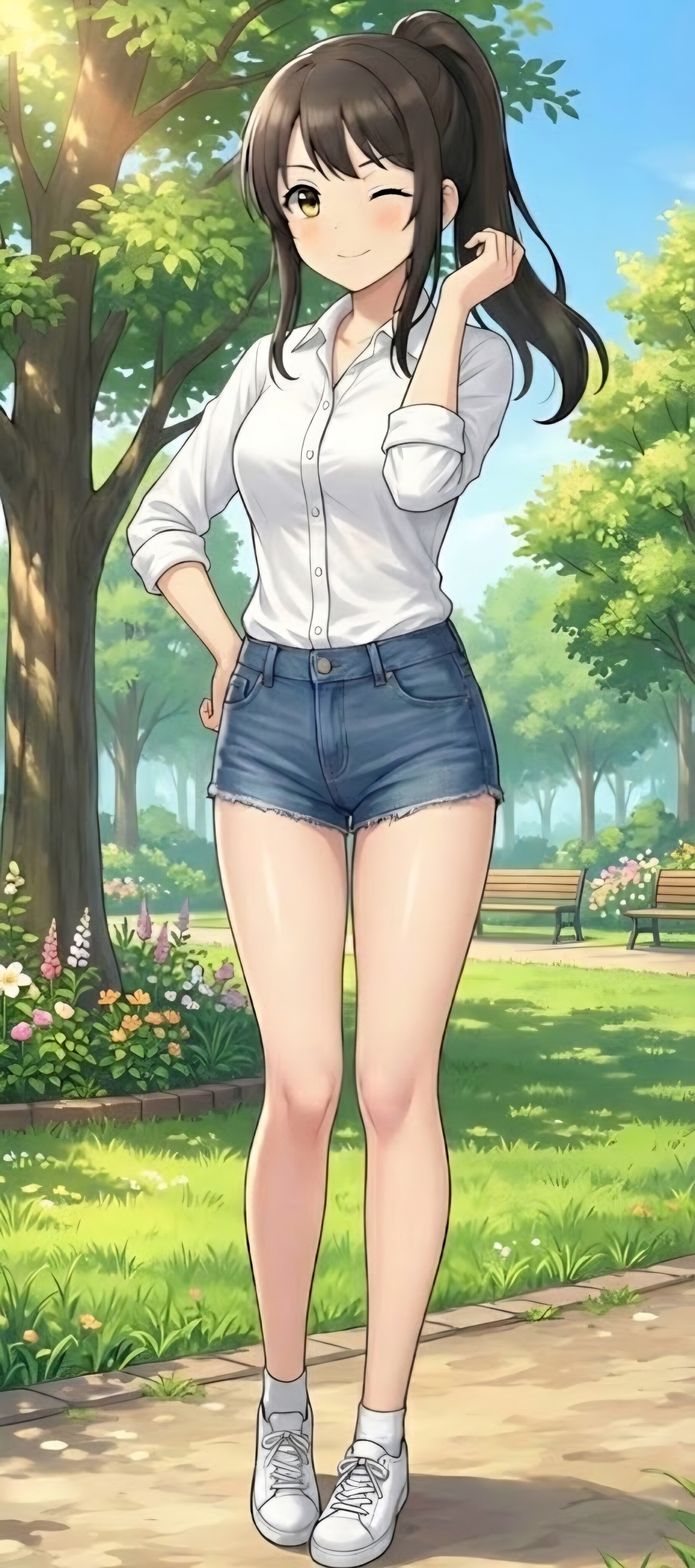 どこ見てるの？