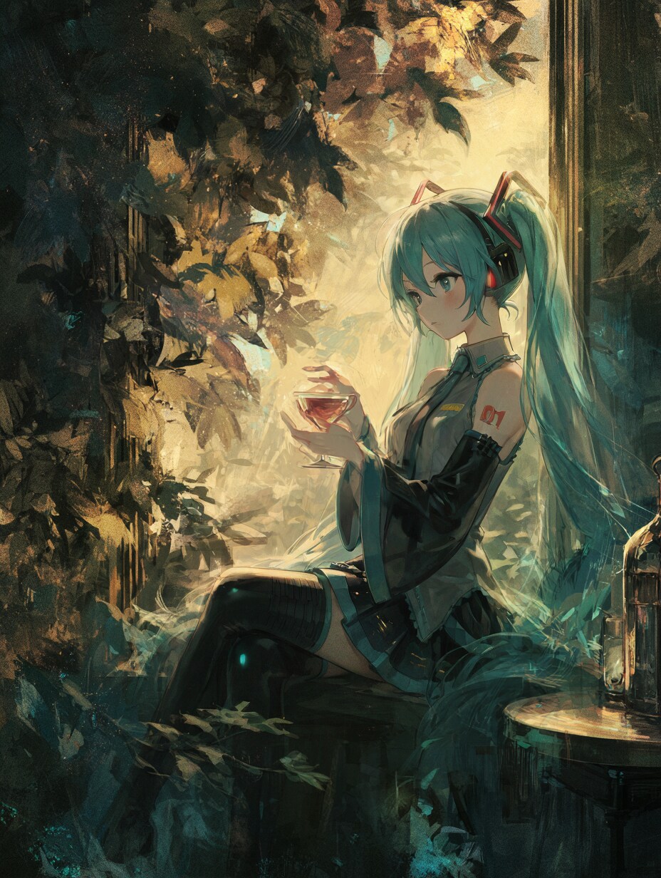 Painting-style Miku | の人気AIイラスト・グラビア