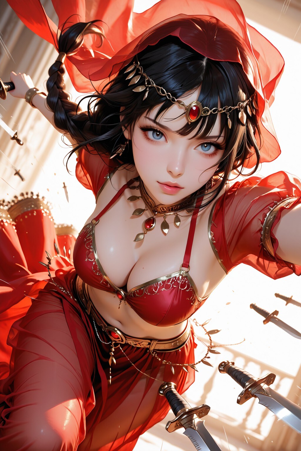 Beauty Arabian Girl（アラビアン・ガール。【プロフィール・自己紹介／ナイフ・アクション篇】）
