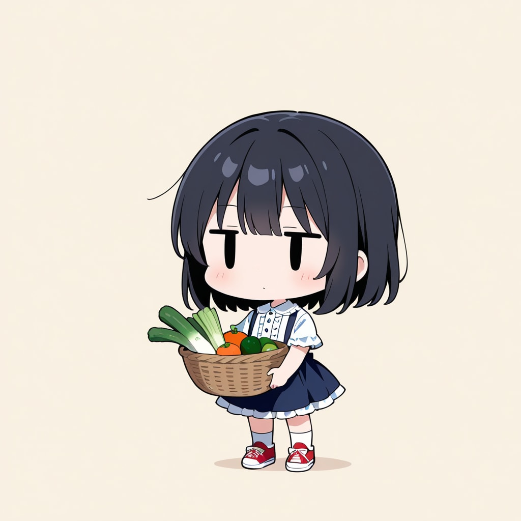 野菜をもらった