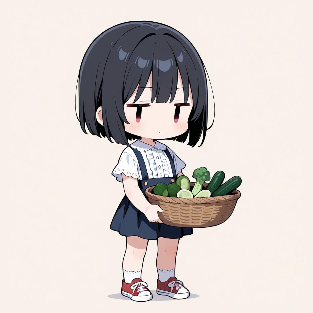 野菜をもらった | の人気AIイラスト・グラビア