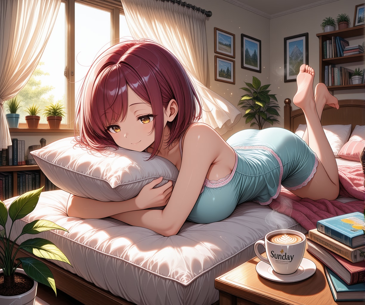 おはようございます（挨拶メイドの芽衣ちゃん）