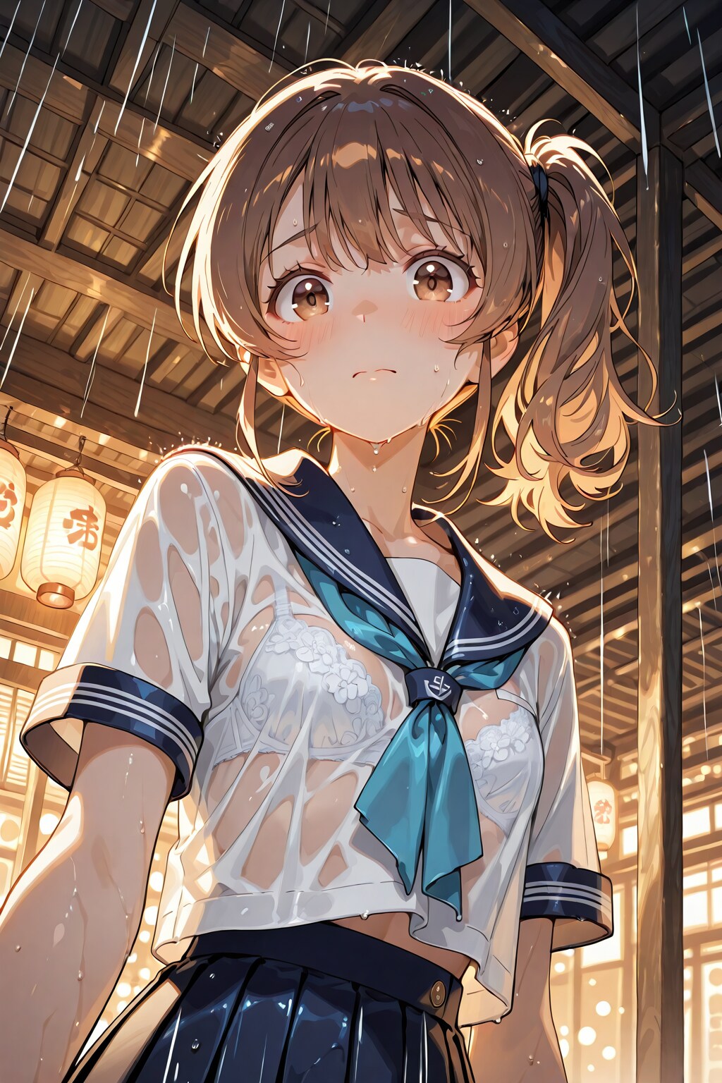 突然の夕立