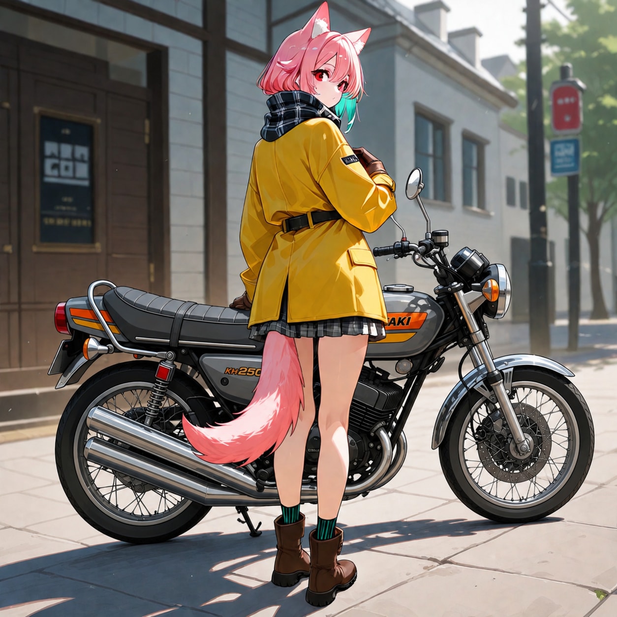 今から出るよ　愛車と一枚