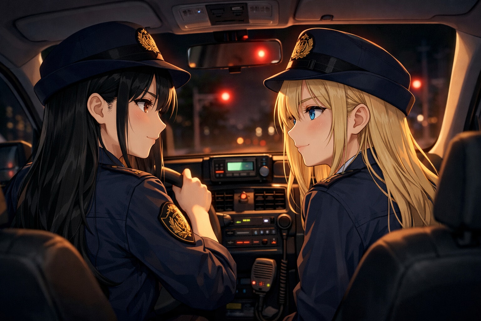 パトロール（女性警察官の日　02） | の人気AIイラスト・グラビア