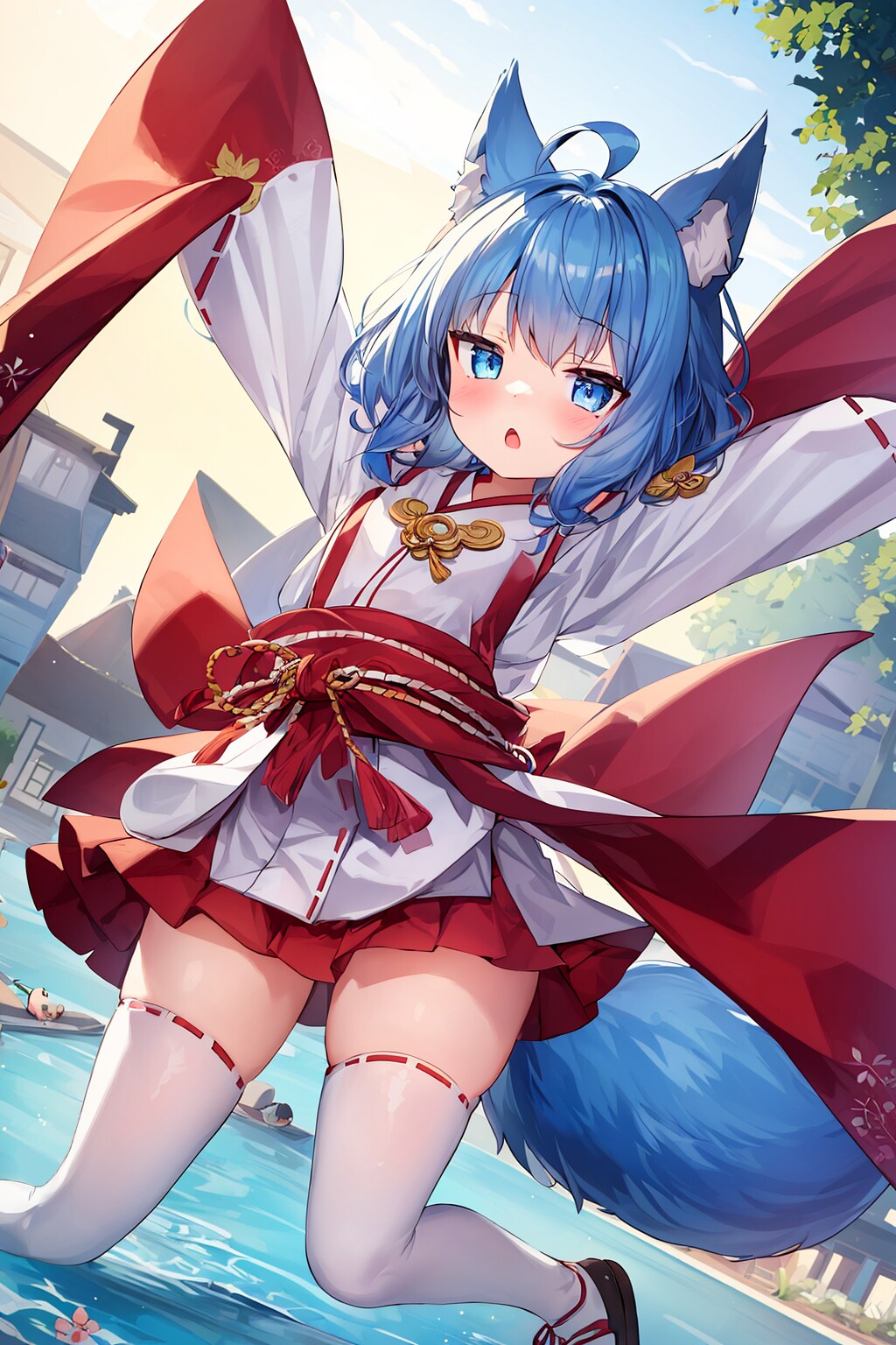 きつねジャンプ