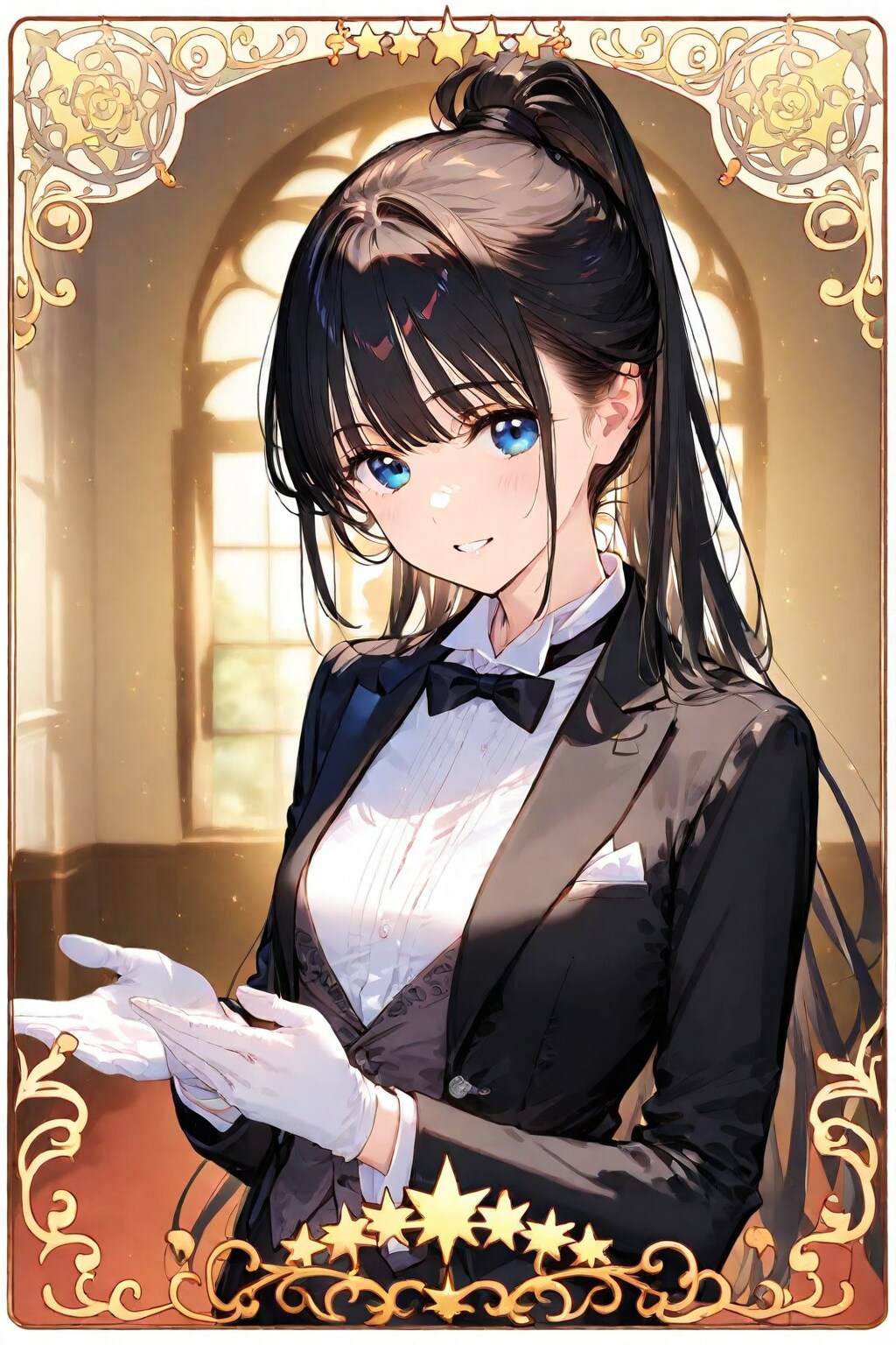 お仕事中の執事ちゃん