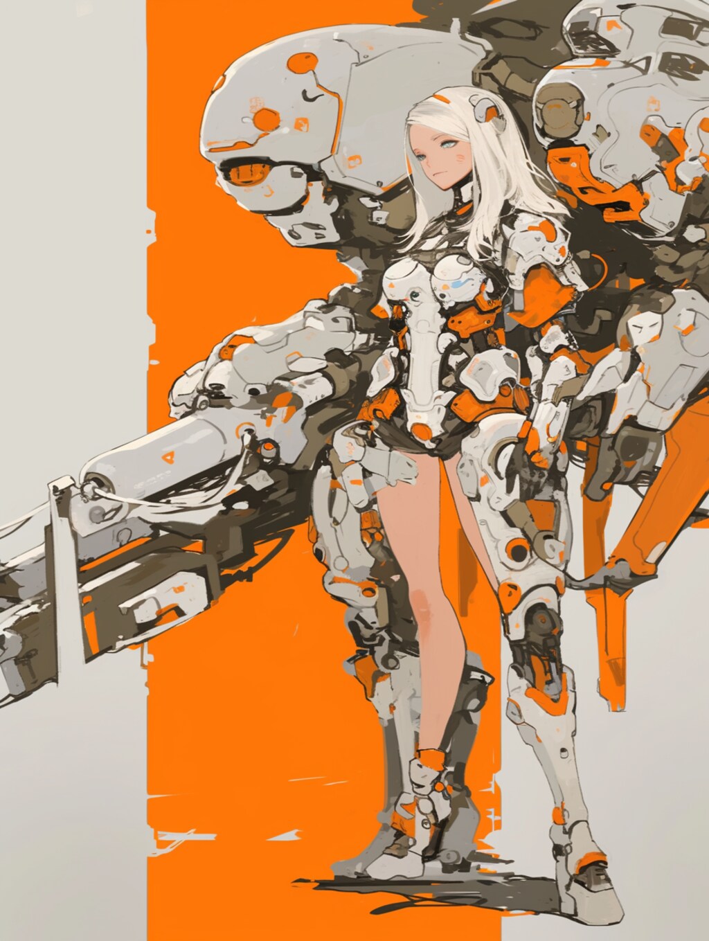 cosmic android girl & power loader