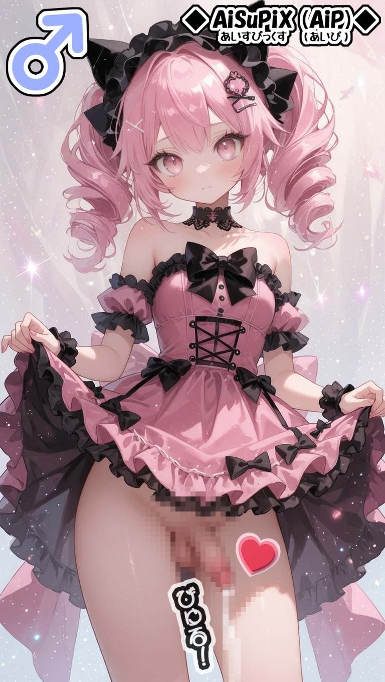 💗【裏】AiSuPix／可愛いぴんくロリータちゃん💗