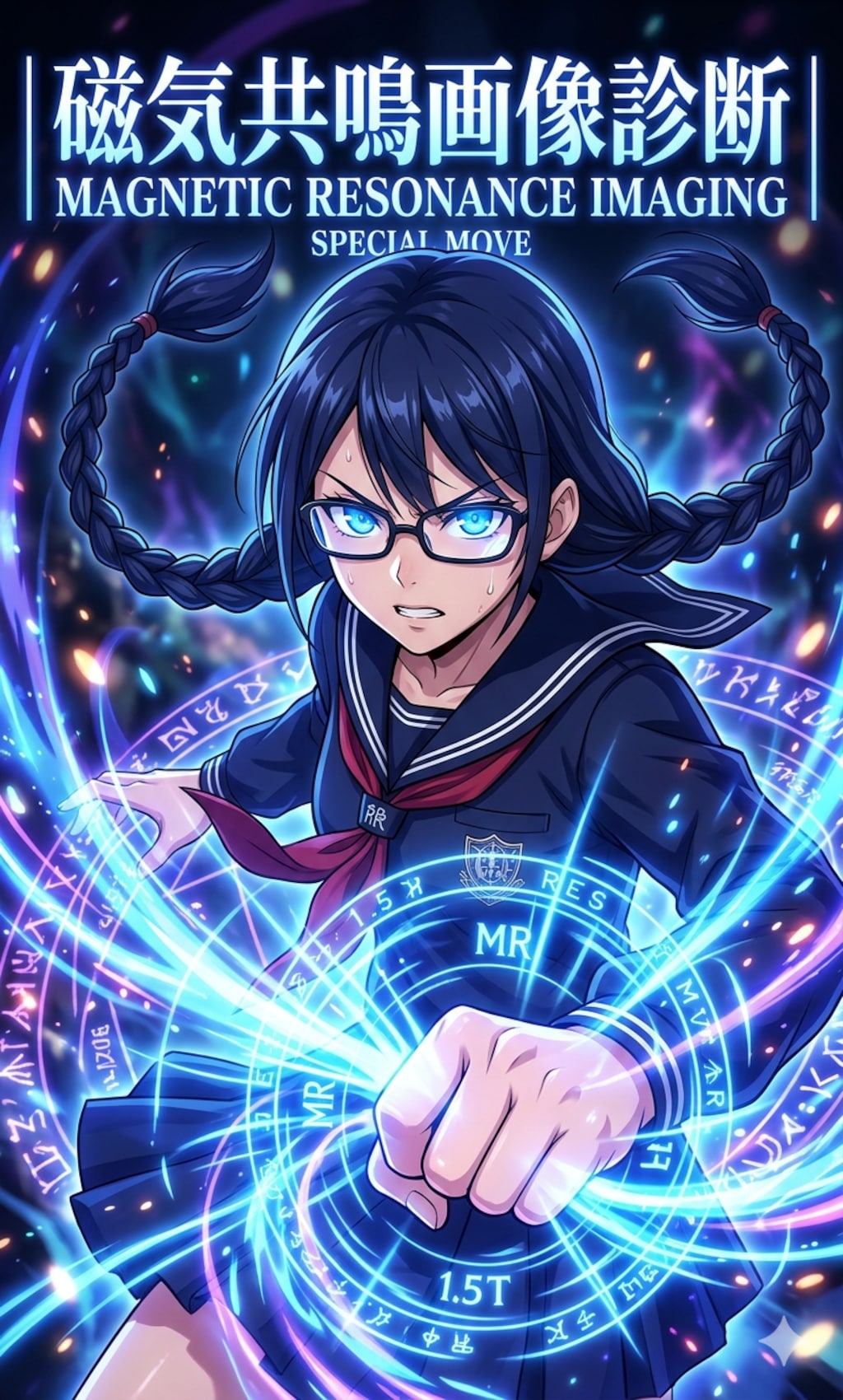 【必殺技】三つ編みメガネちゃんの必殺技４