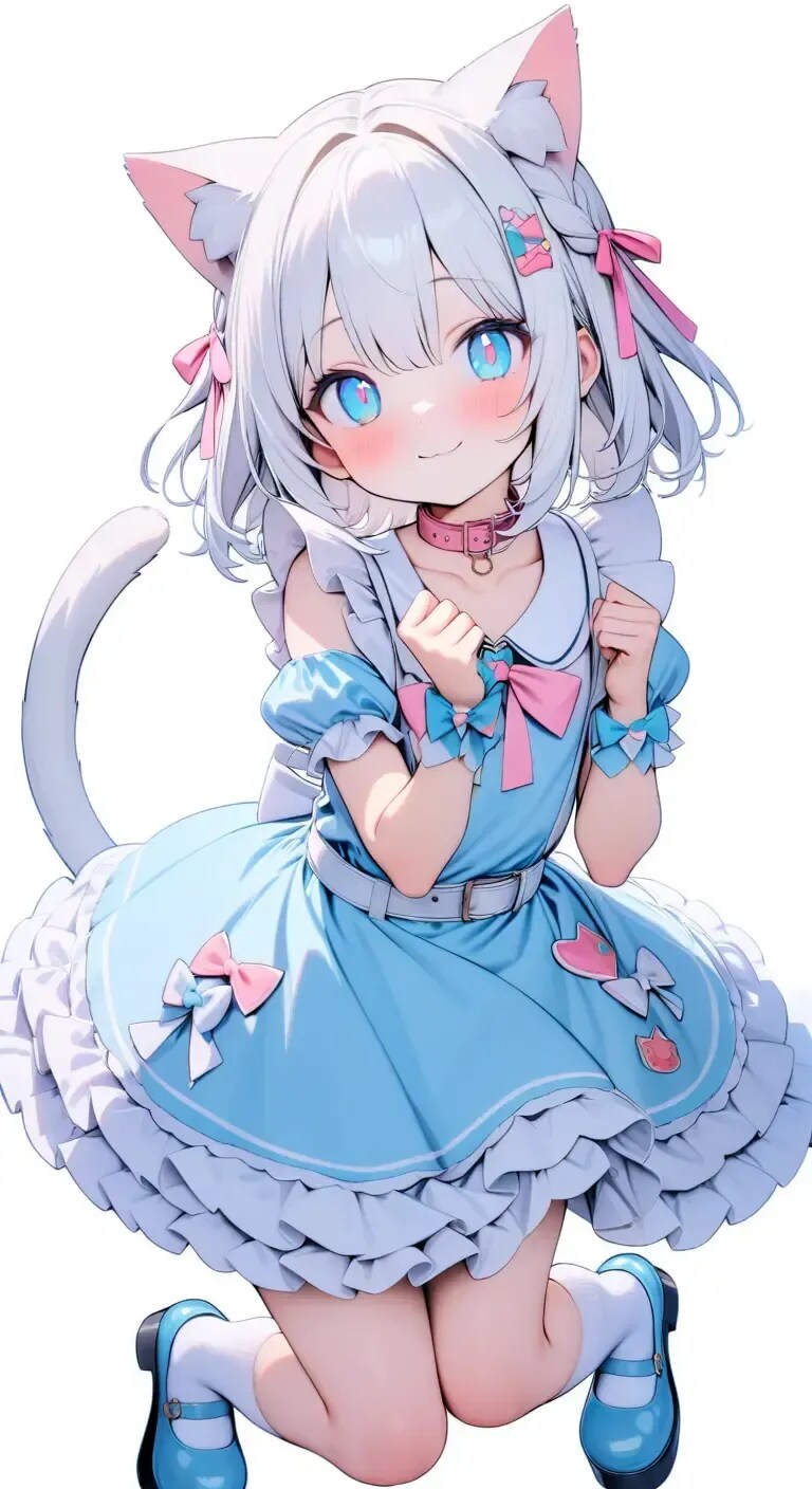 雑にシロに衣装を着せる | の人気AIイラスト・グラビア