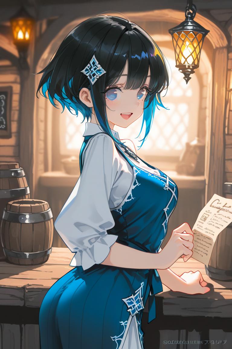村クエスト受付嬢 | の人気AIイラスト・グラビア