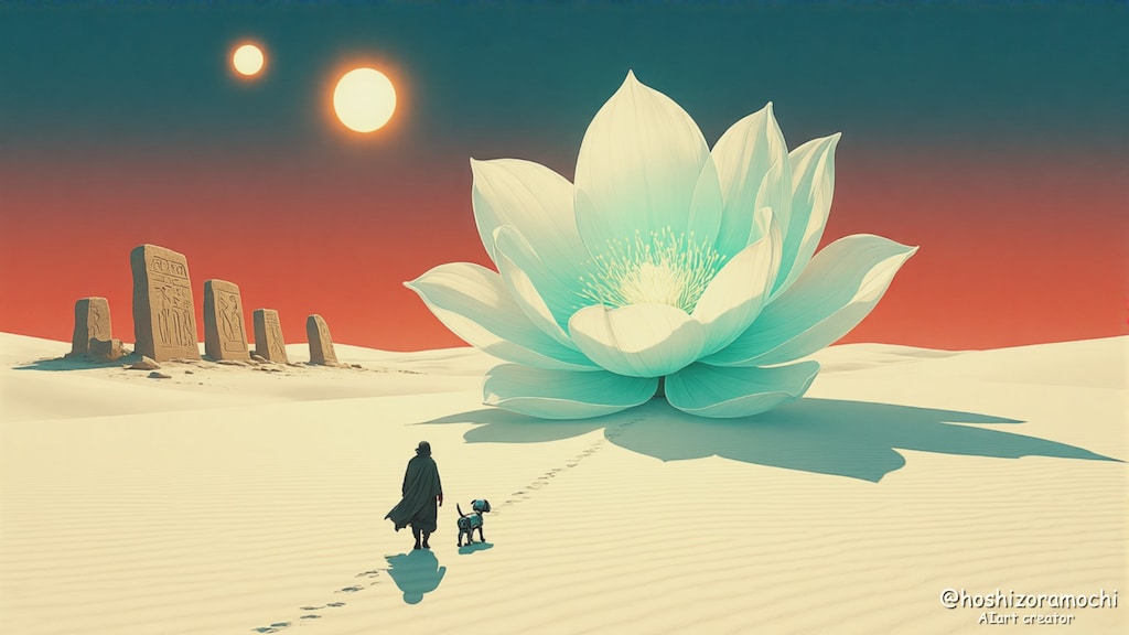 春を知らぬ砂漠を越えて🏜️🌺