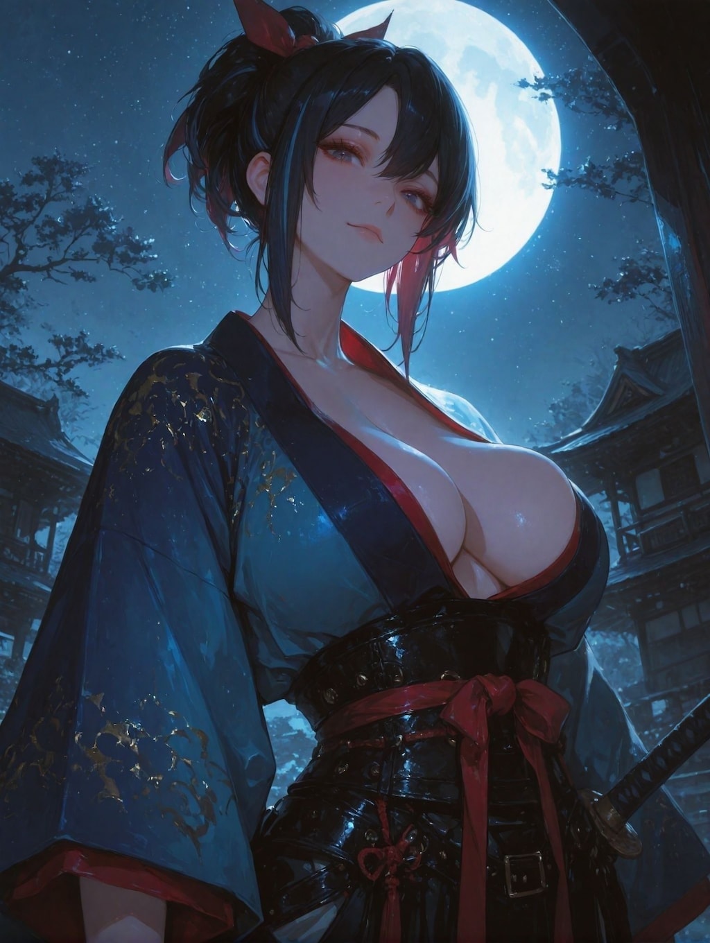 月下剣士