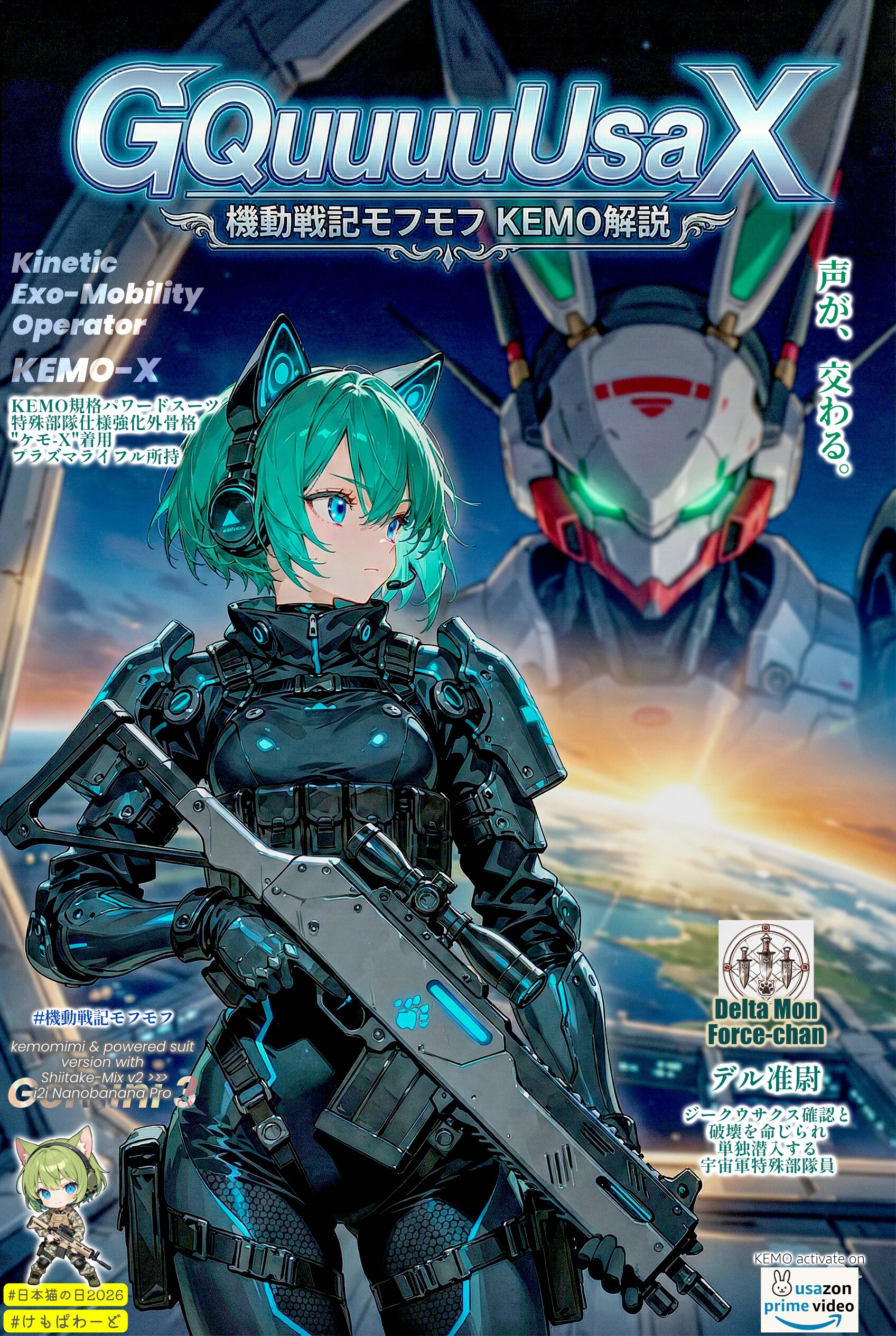 KEMO-X 特殊部隊仕様強化外骨格 【機動戦記モフモフ】