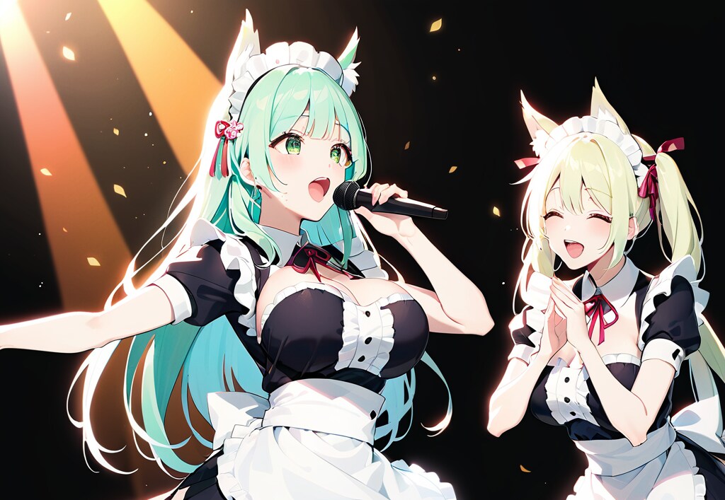 けもみみメイドアイドルのオンステージ