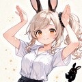 うさ耳ポーズでぴょーん 🐰 2枚目