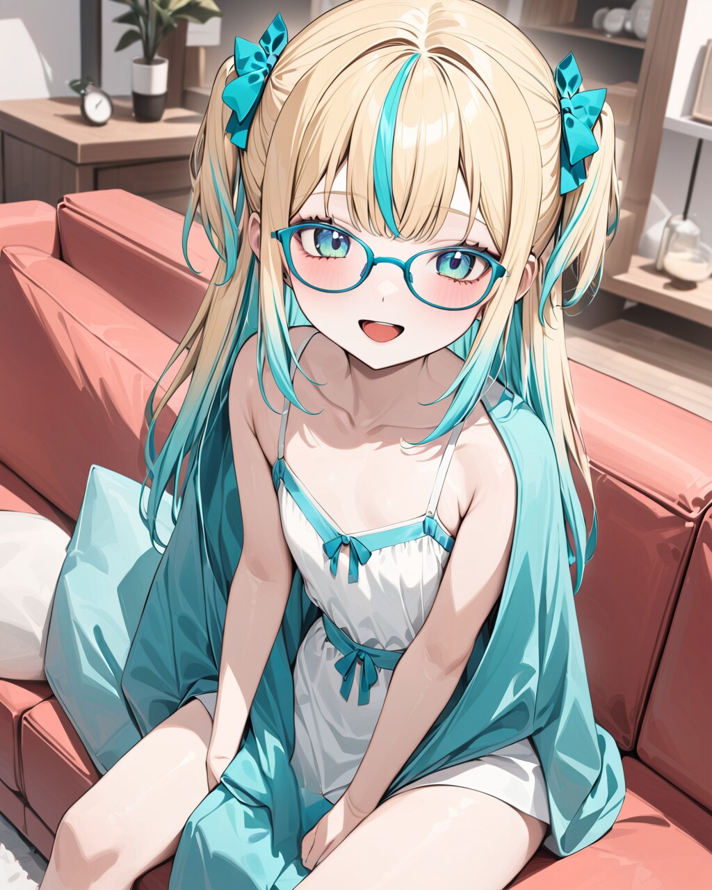 in my room