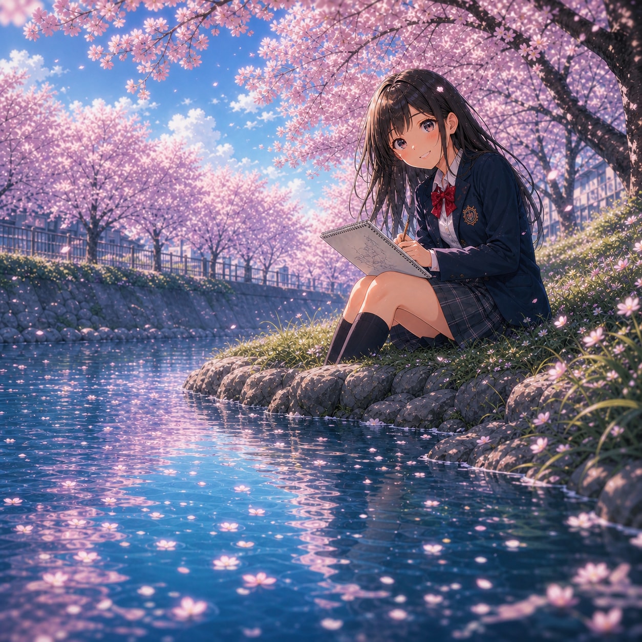スケッチ少女 | の人気AIイラスト・グラビア