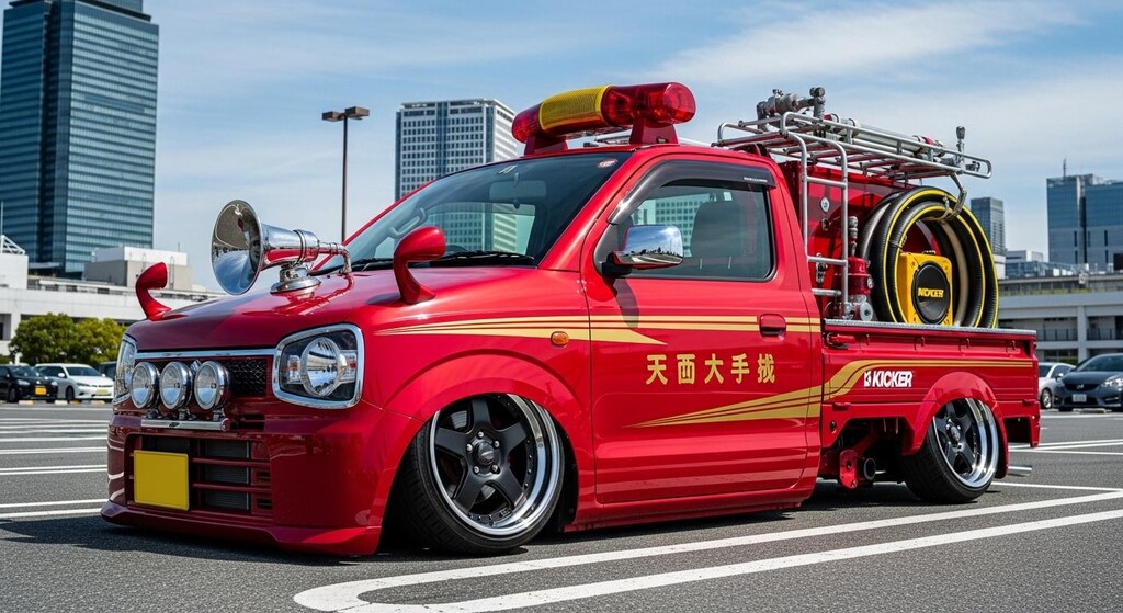 アルト消防車のドリ車