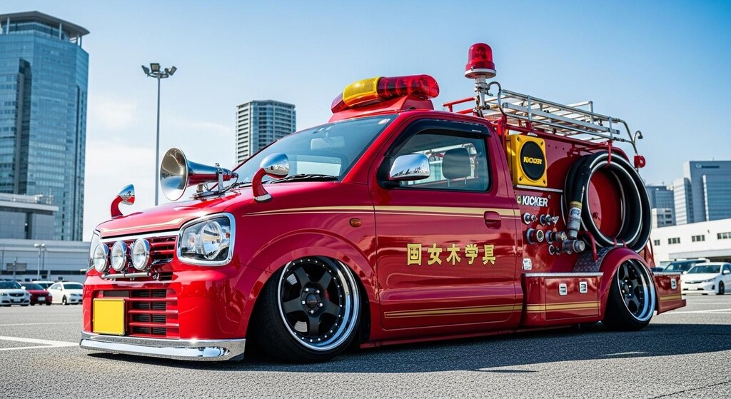 アルト消防車のドリ車