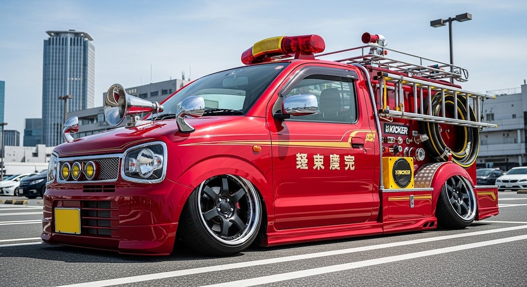 アルト消防車のドリ車