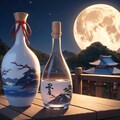 中秋の名月と酒 3枚目