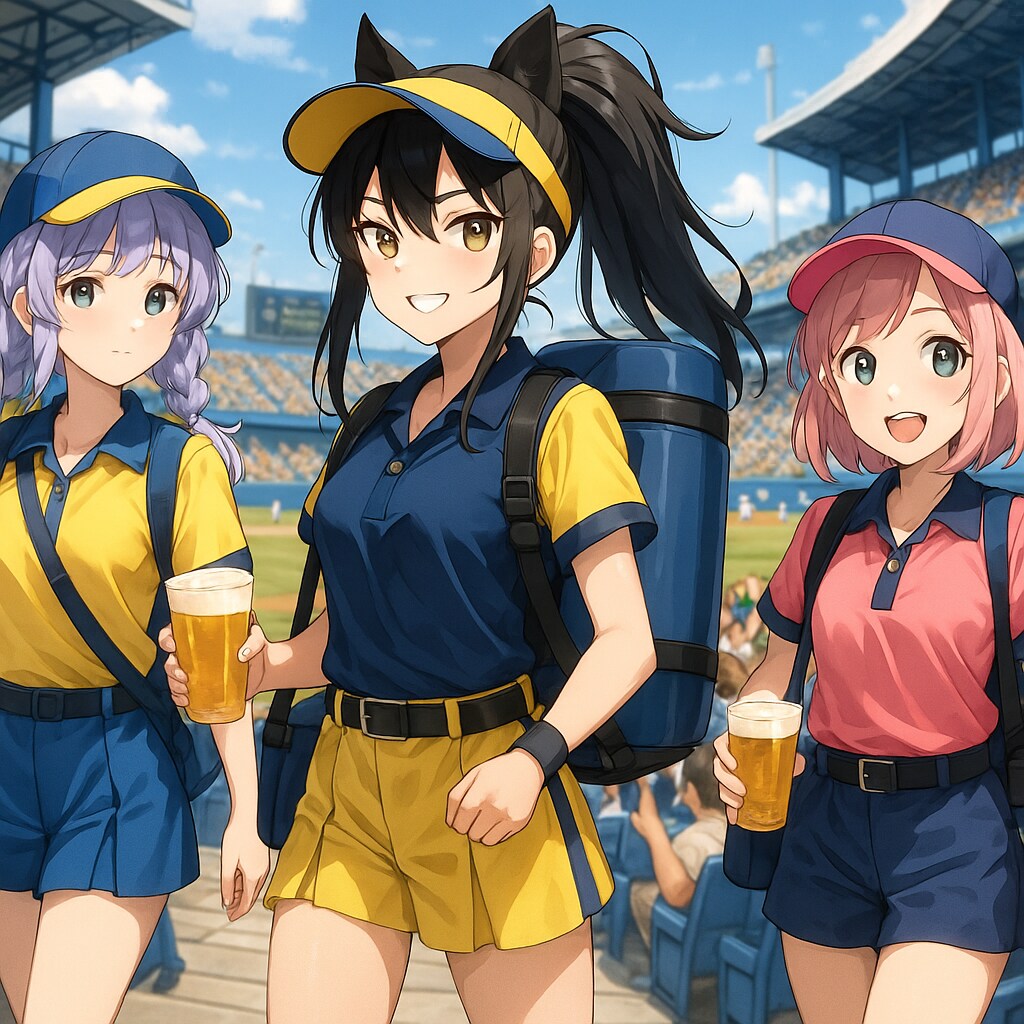 スタジアムの妖精たち | の人気AIイラスト・グラビア