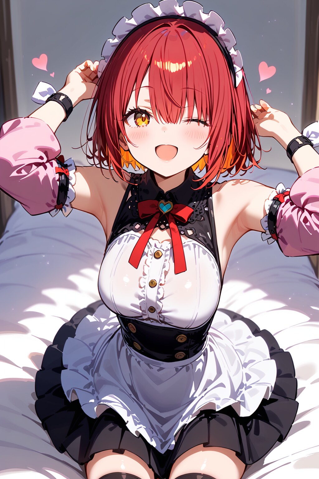 赤髪ノースリーブ(ノースリーブの時期も近いですね)_20250417