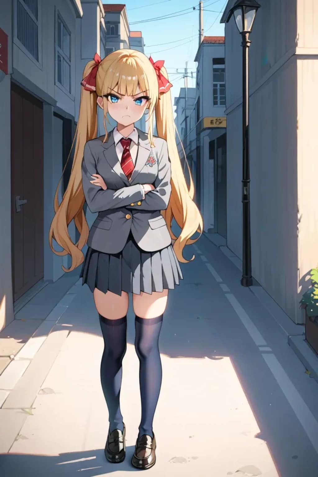 このツインテールJK、可愛すぎる✨