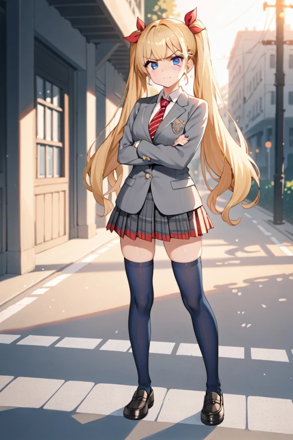 このツインテールJK、可愛すぎる✨